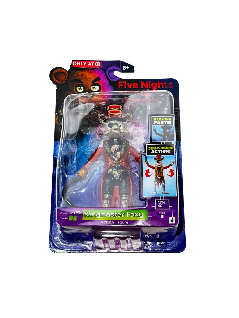 FNAF Ringmaster Foxy Jazwares Five Nights at Freddy’s 5” Action Figure NEW